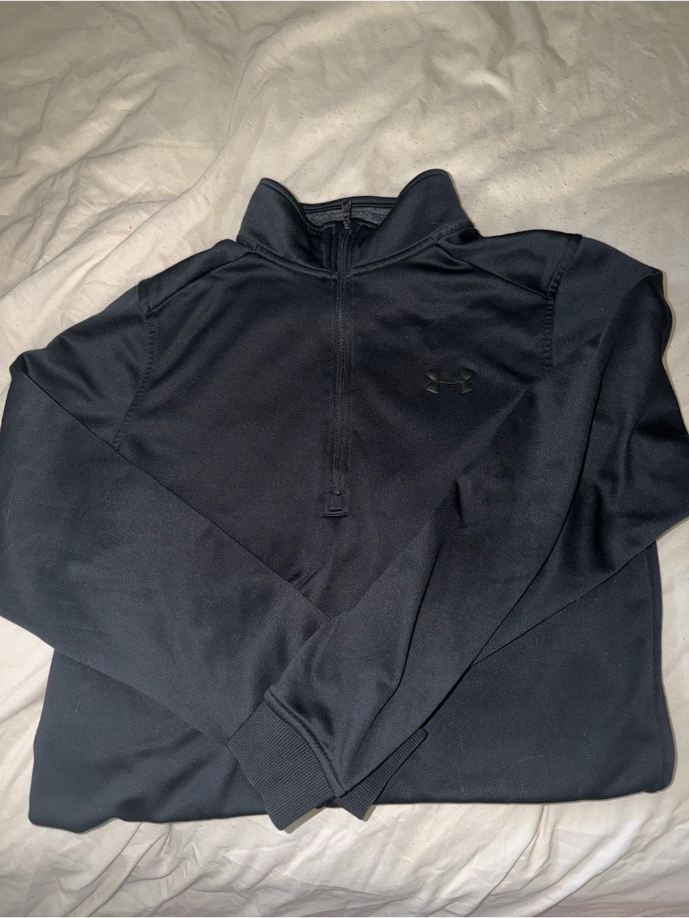 Under Armour Woman’s Black Quarter-Zip Performance Pullover
